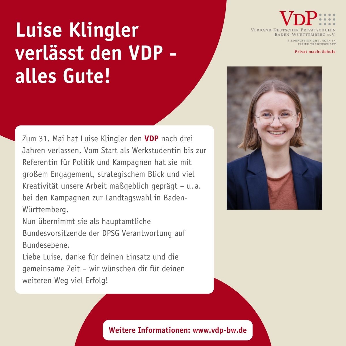 Abschied Luise Klingler